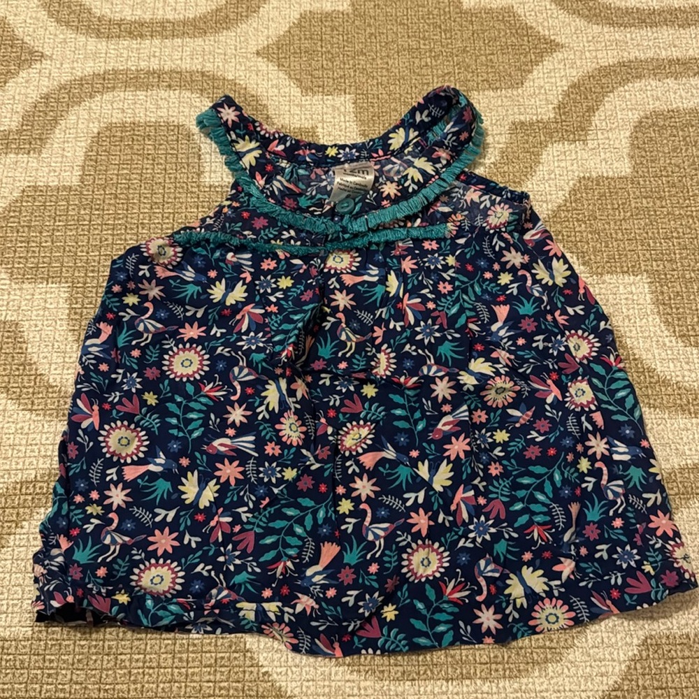 Carters Floral Tank Top